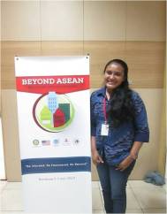 Memix representing MITRA at Beyond ASEAN in Jakarta